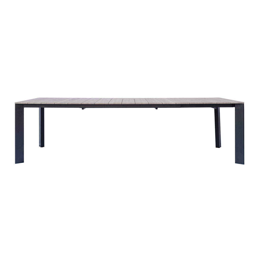 Moia Greenwood Arenzano Extendable Anthracite Wood Effect 211/276 cm