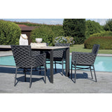 Moia Greenwood Arenzano Extendable Anthracite Wood Effect 211/276 cm