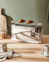 Alessi Tostapane con Griglia Scaldabrioche Bianco