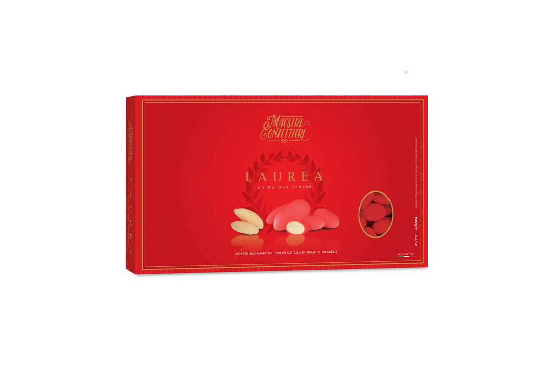 Maxtris Sugared Almonds "Le Classiche" Bride / Graduation Red 1 kg