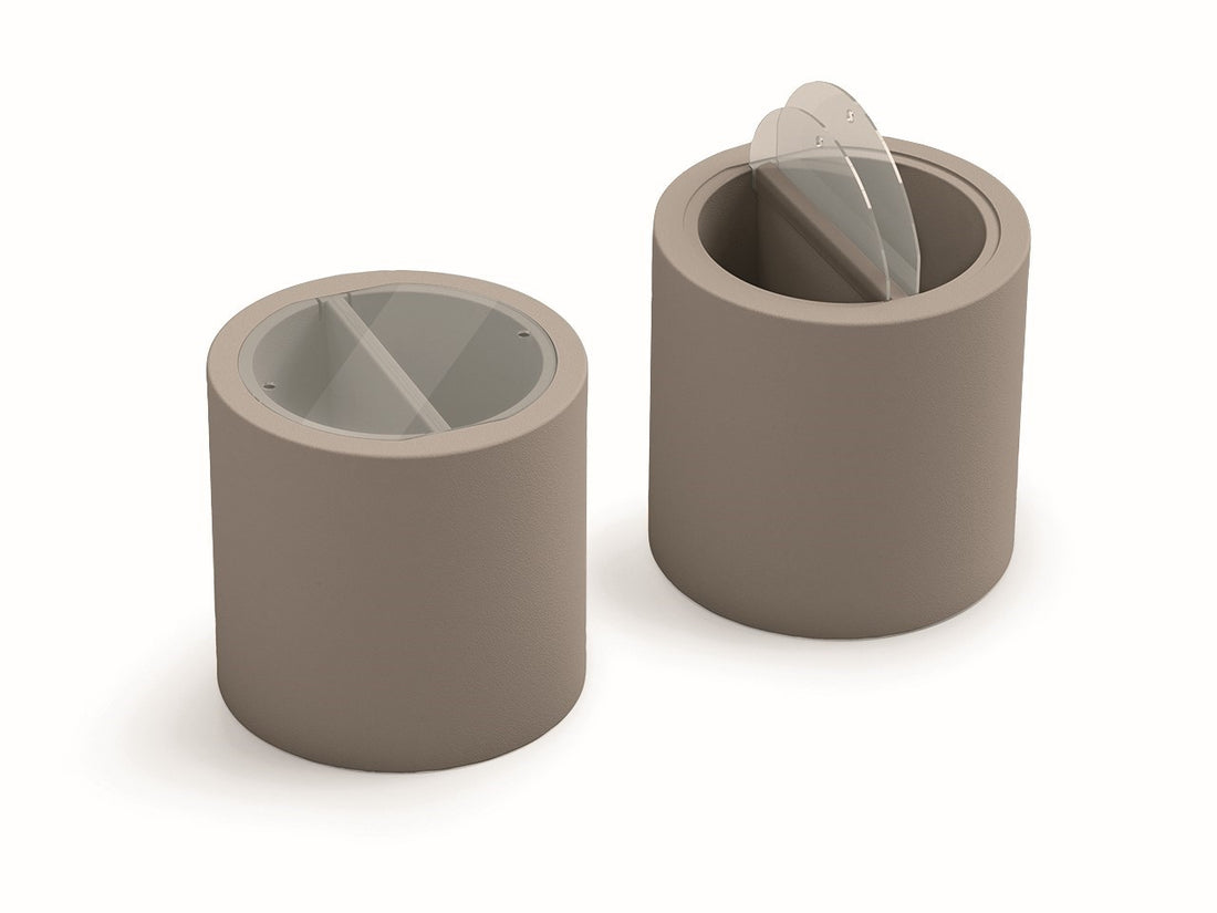 Veca Spa Blok Party Table Cylindrical D 55 Cm Amber