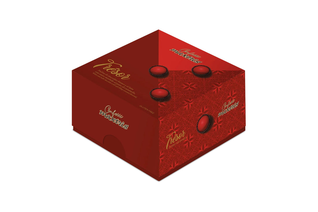 Maxtris Sugared Almonds Trésor Red 500 g