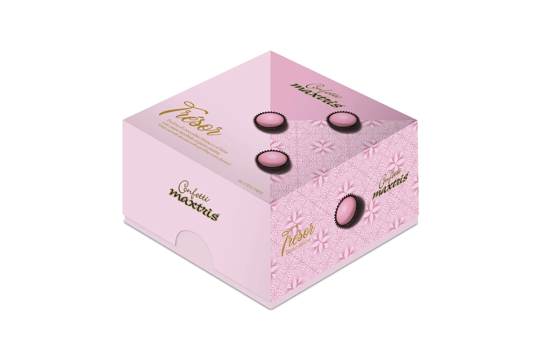 Maxtris Sugared Almonds Trésor Pink 500 Gr
