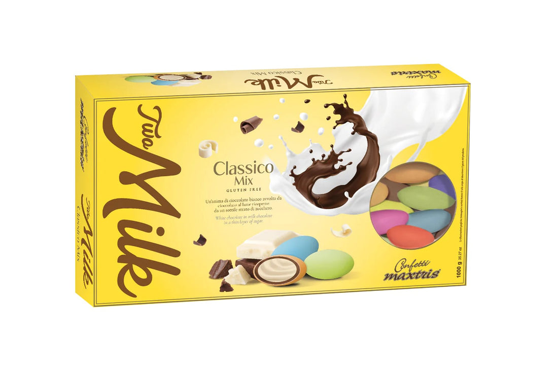 Maxtris Sugared Almonds Two Milk Classic Coloured 1 Kg