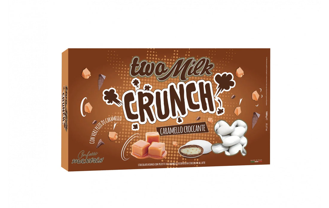 Maxtris Sugared Almonds Two Milk Crunch Caramel Crunchy 1 Kg