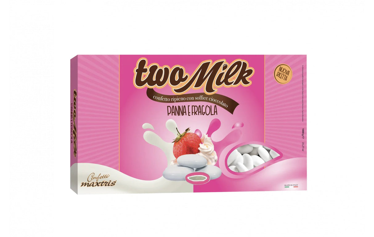 Maxtris Confetti Two Milk Panna e Fragola 1 Kg