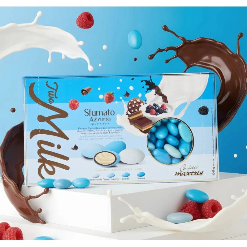 Maxtris Sugared Almonds Two Milk Shaded Blue 1 Kg