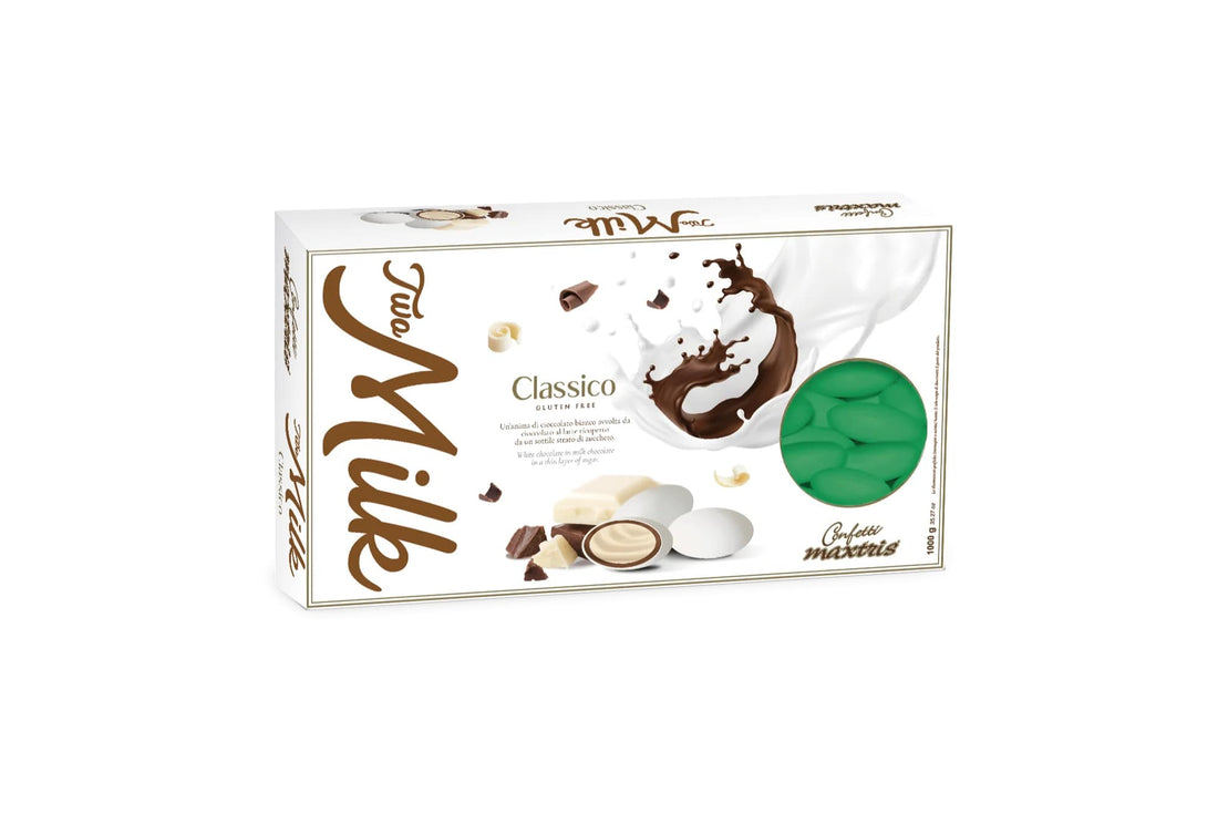 Maxtris Sugared Almonds Two Milk Classic Green 1 Kg