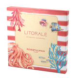 ROSE &amp; TULIPS Set of 2 Coastal Fruit Plates D 21 cm Angelfish Melamine