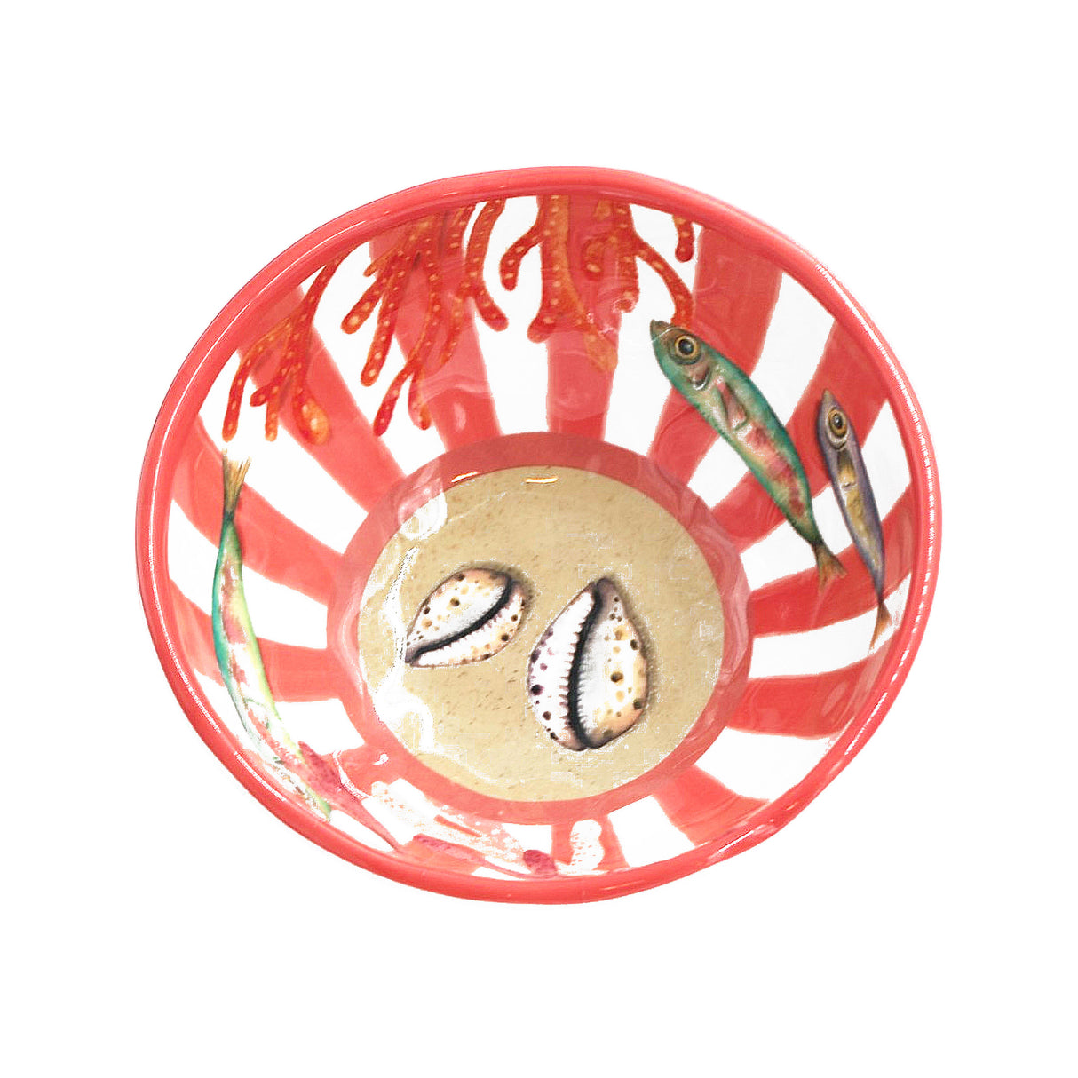 ROSE &amp; TULIPS Coastal Cup D 15 Cm Alice Coral Melamine