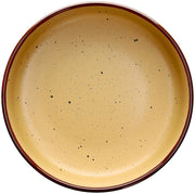 Tognana Urban Bruges Piatto Fondo in Stoneware Ocra Ø18,5xH5,5 cm – Piatto Elegante in Gres per la Tavola