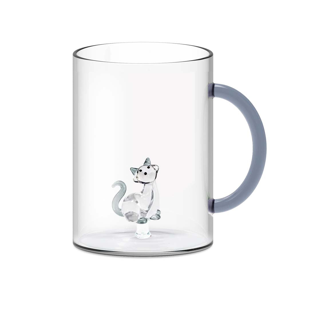 wd lifestyle wd lifestyle tazza vetro borosilicato cc 420 ml decoro gatto ean 8053300572816