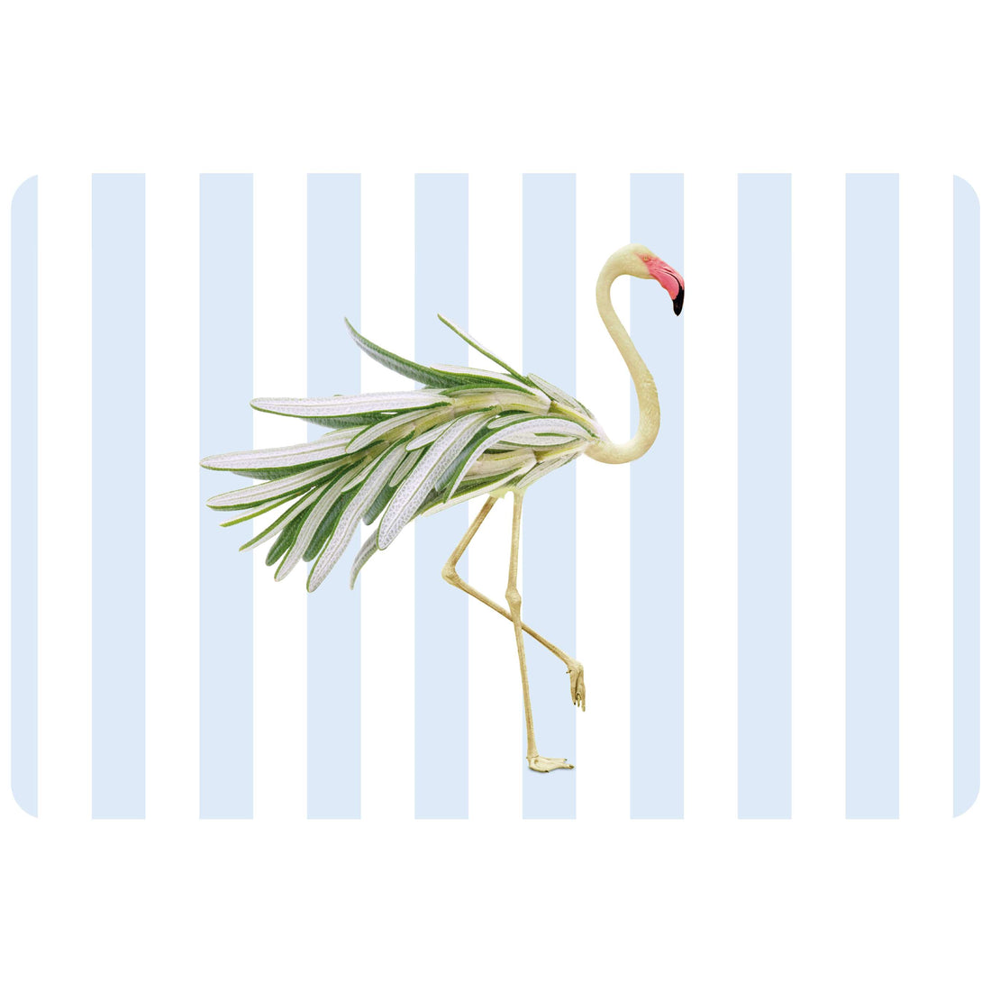 WD LifeStyle Double-Sided Placemat 43 x 30 cm PVC Flamingo Design