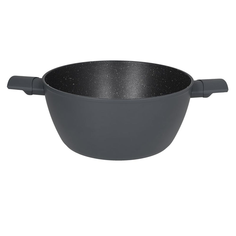 Tognana Batteria di Pentole 11 Pezzi  Modulo Dark Grey in Alluminio Beige – Set Pentole e Casseruole per la Cucina