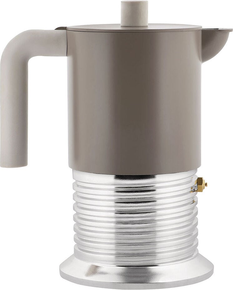 Alessi Coffee Maker Vite Warm Grey 6 Cups
