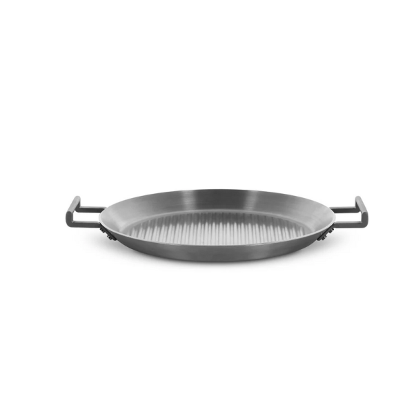 Alessi Convivio Griddle Pan D 29 Cm Tri-ply Stainless Steel