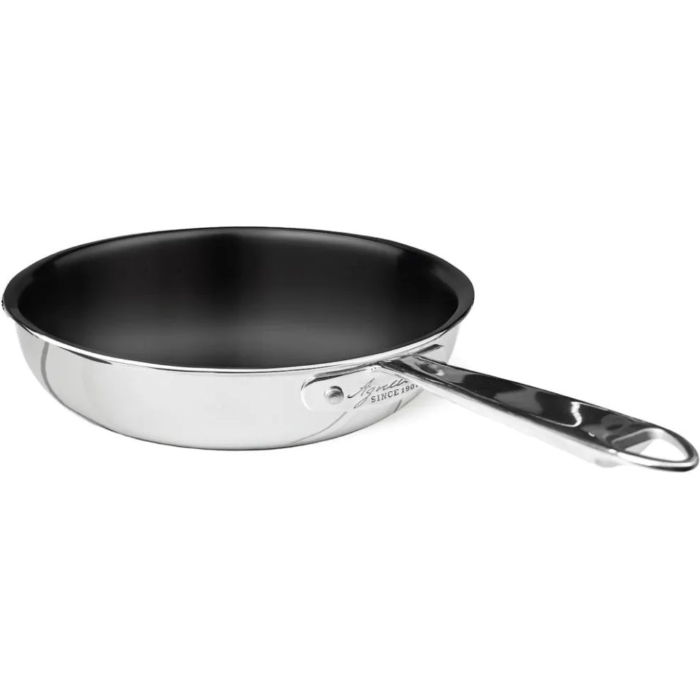 AGNELLI 2-Ply Aluinox Non-Stick Flared High Pan with 1 Handle D 20 Cm