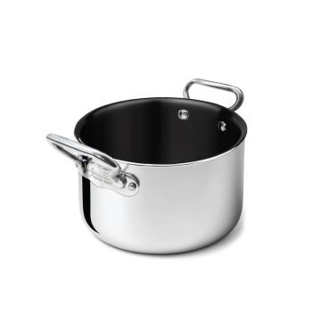 AGNELLI High Aluinox 2-Ply Non-Stick Casserole 2 Handles D 20 Cm