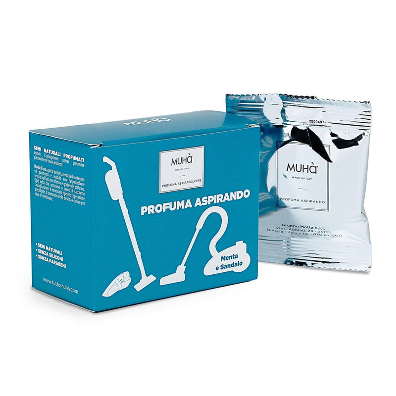 Muhà Set 5 Vacuum Freshener Bags Mint and Sandalwood