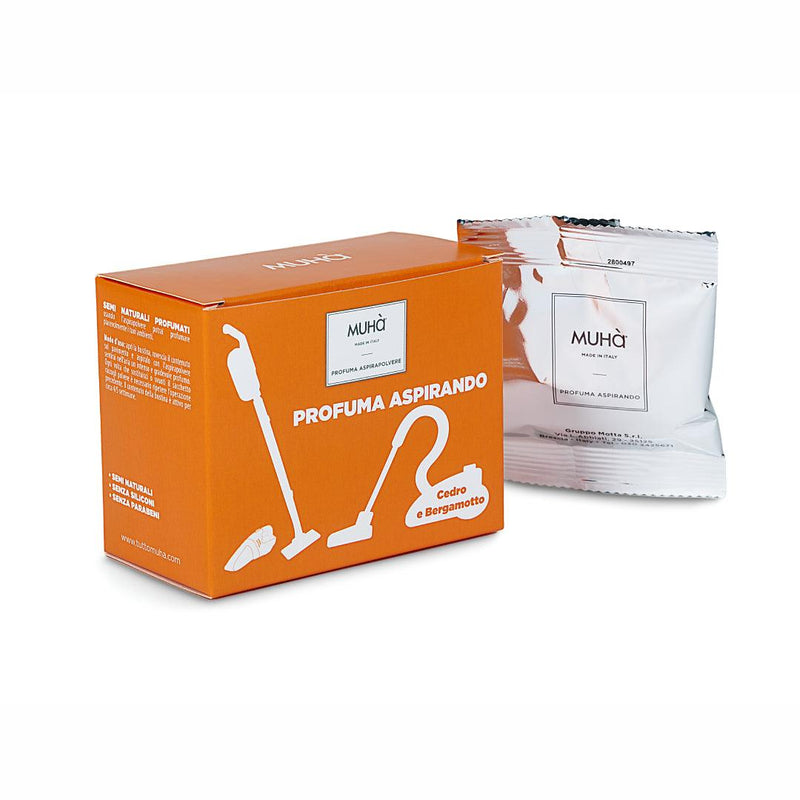 Muhà Set 5 Vacuum Cleaner Fragrance Sachets Cedar and Bergamot
