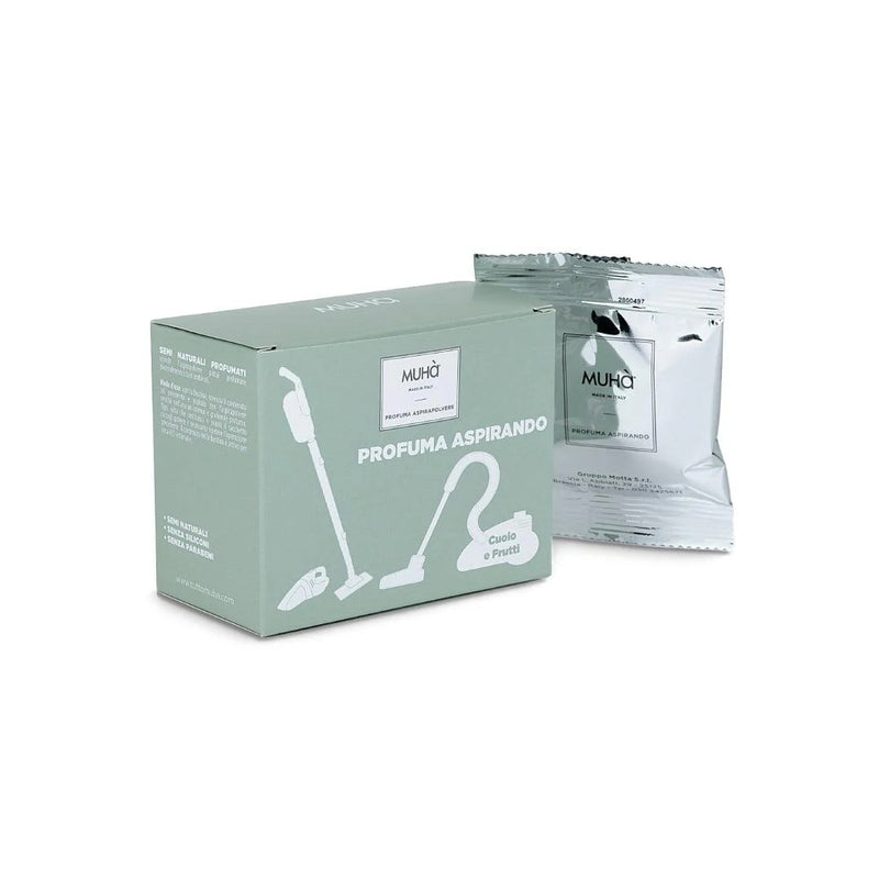 Muhà Set 5 Vacuum Cleaner Fragrance Sachets Leather and Fruit