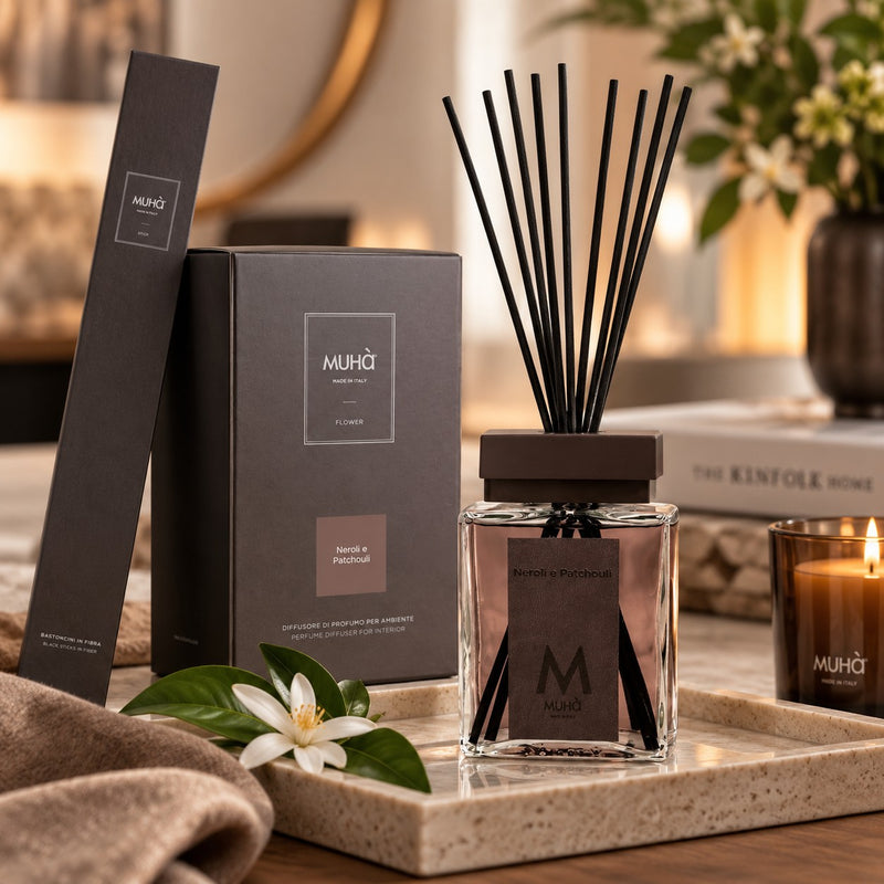 Muhà Lux Perfume Neroli e Patchouli 3000 ml – Profumatore Ambiente con Fragranza
