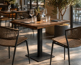 Moia Greenwood Weighted Table Base Black Steel 39×39 H72 cm
