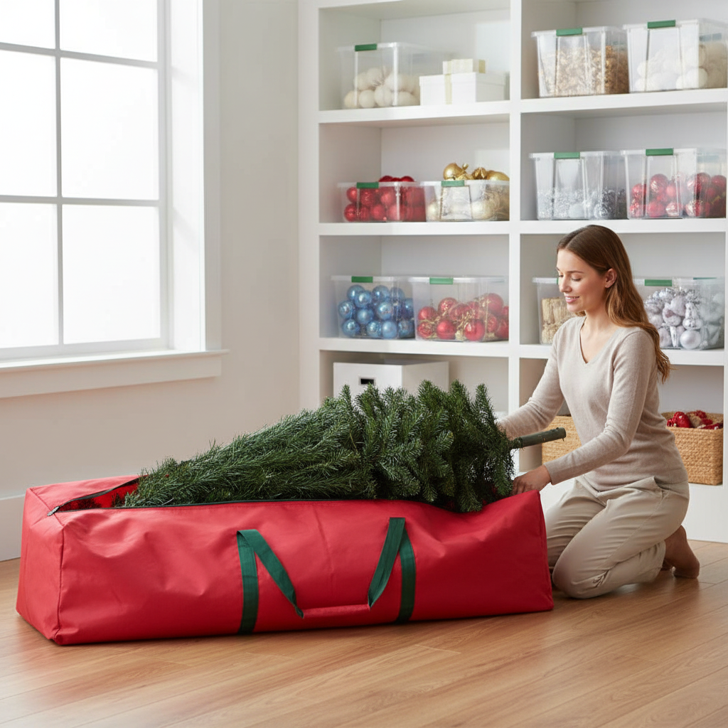 Borsa porta albero in uso - scala corretta