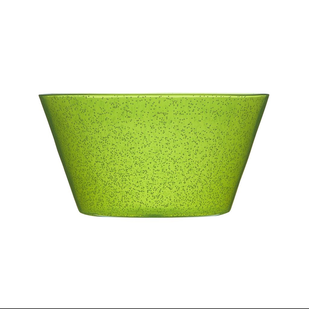 Zani Serafino Medium Bowl Memento Synth in Methacrylate D 20 Cm Lime Colour