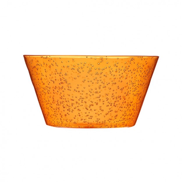 Zani Serafino Medium Bowl Memento Synth in Methacrylate D 20 cm Color Mandarin