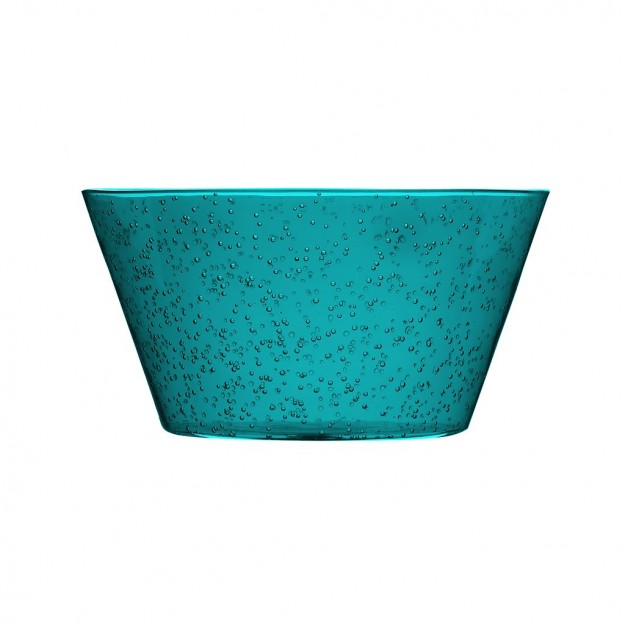 Zani Serafino Medium Bowl Memento Synth in Acrylic D 20 Cm Petrolio Color