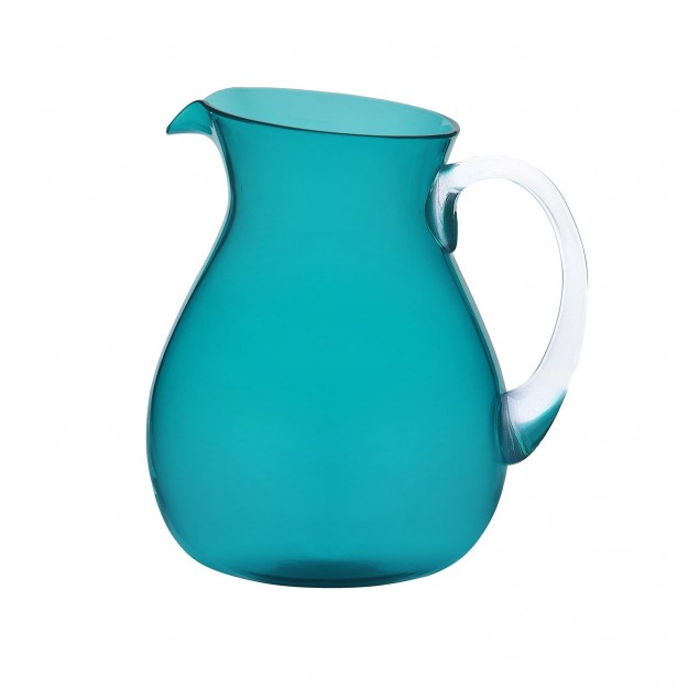 Zani Serafino Caraffa Synth Turquoise Pitcher in MS Acrylic