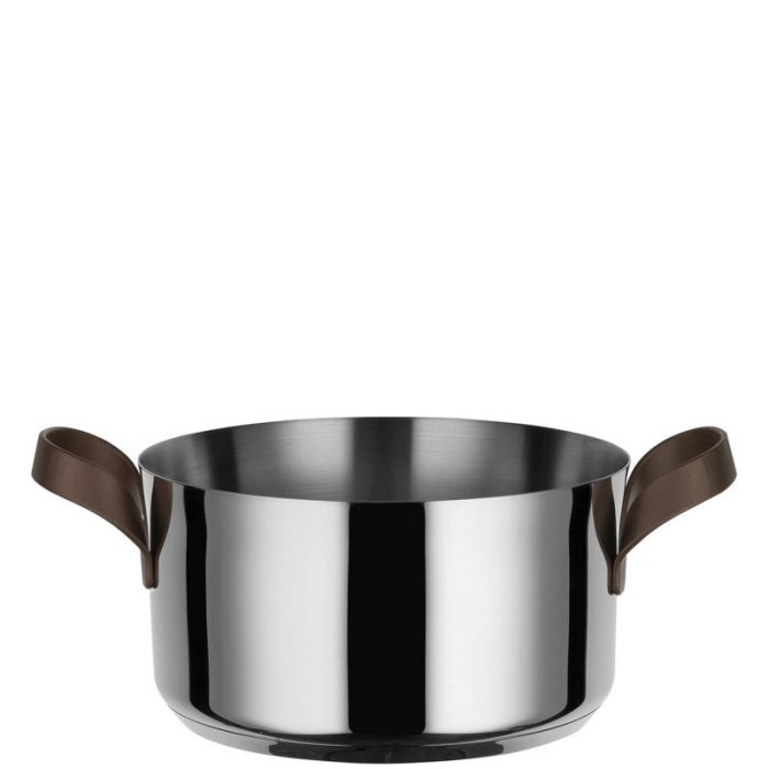 Alessi Edo Two-Handle Casserole in Stainless Steel Ø20 cm