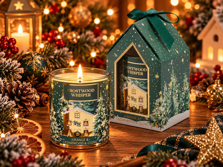 EDG Enzo De Gasperi Noel Scented Candle with Cardamom H8 Ø7 cm – Christmas Candle