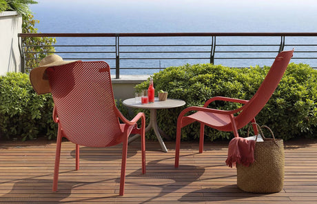 Nardi Net Lounge Agave Polypropylene Stackable Armchair