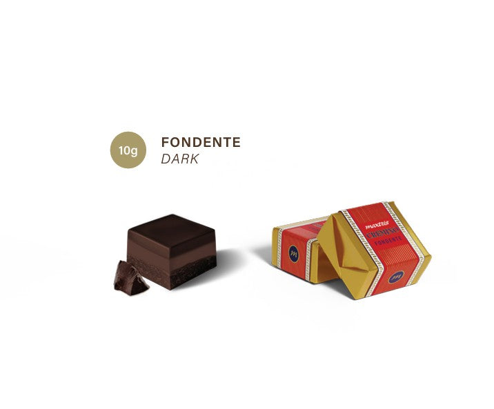Maxtris Cremino Fondente Astuccio 100 g – Cioccolatini Cremini al Cioccolato Fondente in Confezione Regalo Natalizia – Idea Regalo di Natale