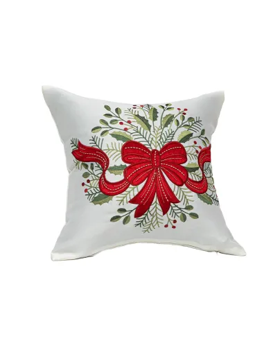 Bizzotto Anderson White-Red Cushion 45x45 for Home Decor
