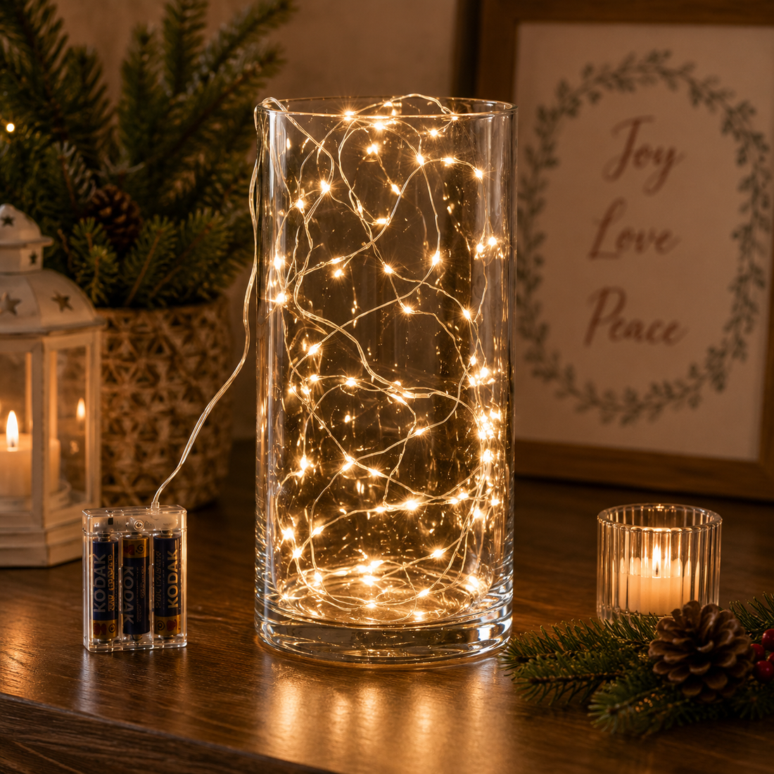 EDG Enzo De Gasperi Christmas Lights MicroLed X 40 2.9 + 50 Cm Ivory