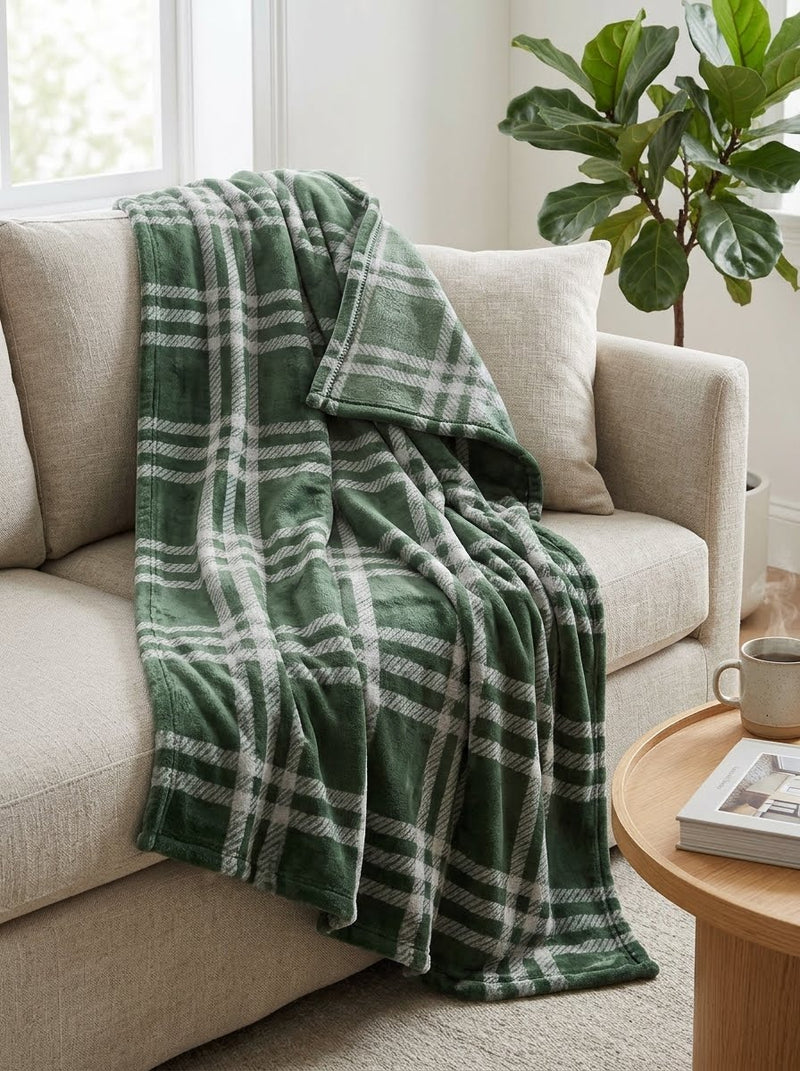 Androni Giocattoli Plaid in Flanella Medio Twid – Coperta Morbida e Calda per Divano e Letto Ass. 1 Pz