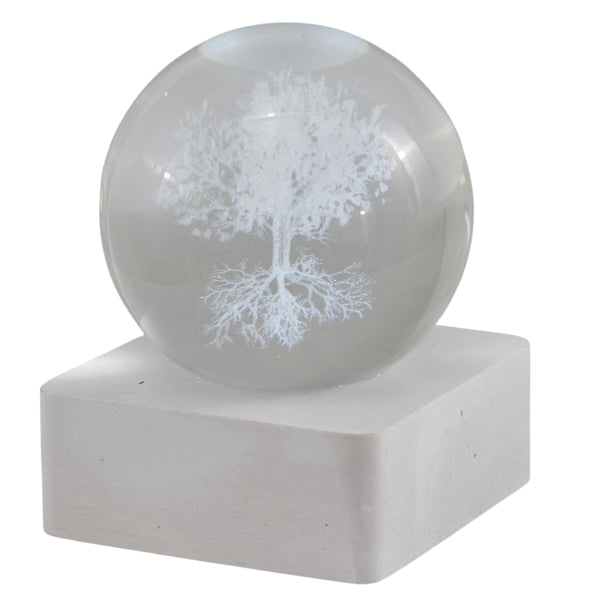 [VERIFICARE] L'Arcolaio LAMP BASE WHITE SQUARE TREES PC. G/BOX Size:6x6x8 Pkg:(1/36)