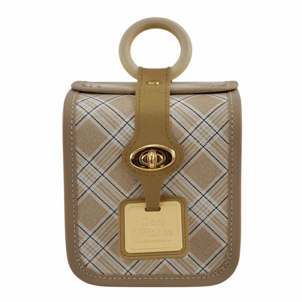L'Arcolaio Medium Square Vintage Brown Box 13.3X13.3X15 cm