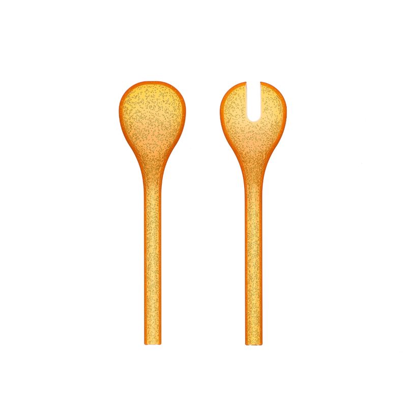 Zani Serafino Salad Servers Me Synth Methacrylate Mandarin