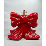 Precious Home Base Decorative Christmas Tree Bow Polyresin 57cm Red