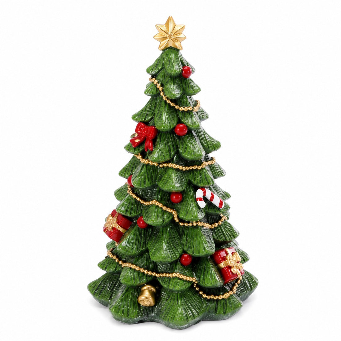 ad trend ad trend albero natalizio decorativo in resina d 14 cm h 25 cm ass 1 pz ean 8057586198685