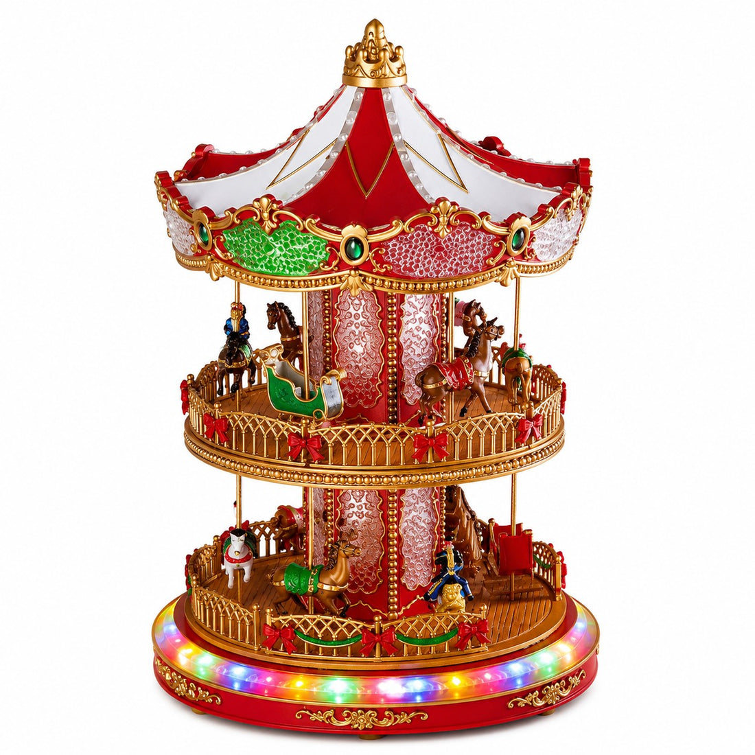 ad trend ad trend giostra carosello natalizia con 82 led movimento e musica d 305x425 cm ean 8057586267329