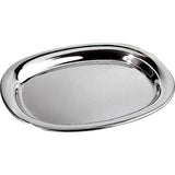 alessi alessi piatto da portata in acciaio lucido 30 x 24 cm vassoio elegante per servizio tavola ean 8003299862641