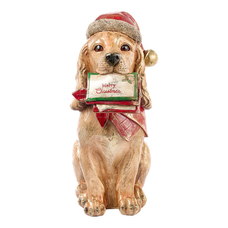 arpimex arpimex cane natalizio resina con letterine beige ean 8018318529603