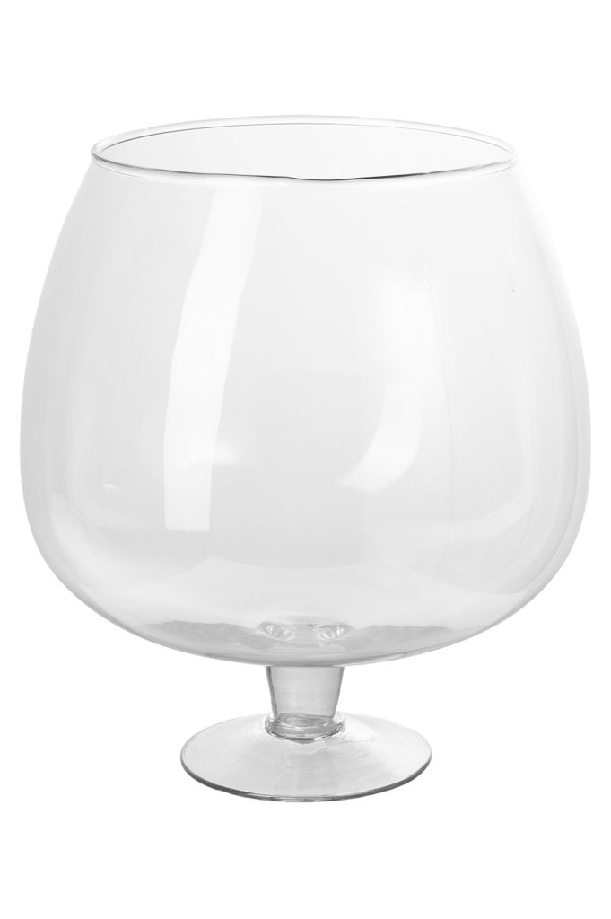 arpimex arpimex coppa vetro portaconfetti h 30 cm d 23 cm trasparente