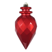 ARPIMEX Pointed Diamond Christmas Ornament 11.5 x 25 cm Plastic Red