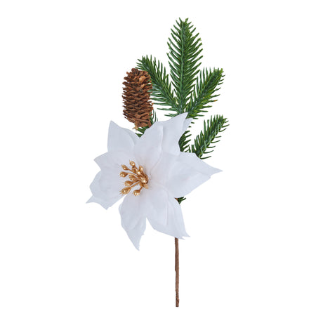 arpimex arpimex pick poinsettie bianca di natale con pigna ean 8018318836077